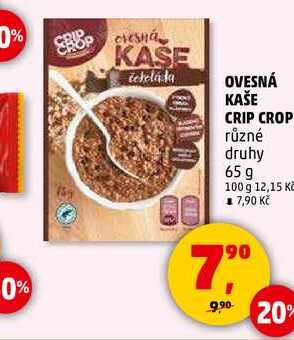 OVESNÁ KAŠE CRIP CROP, 65 g