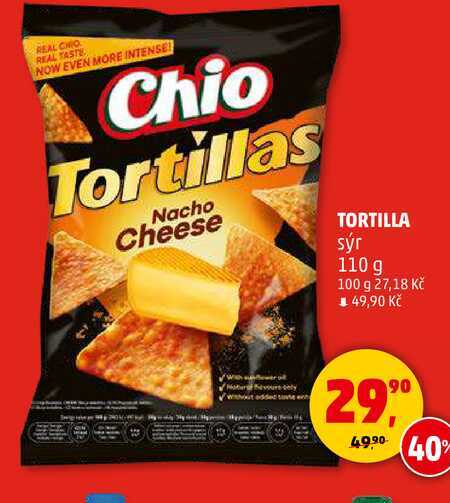 CHIO TORTILLA sýr, 110 g