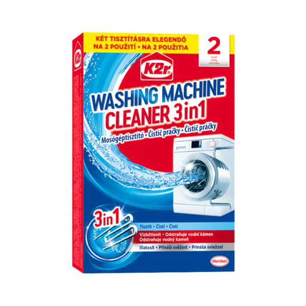 K2r Čistič pračky 3v1 2 sáčky 2x75g