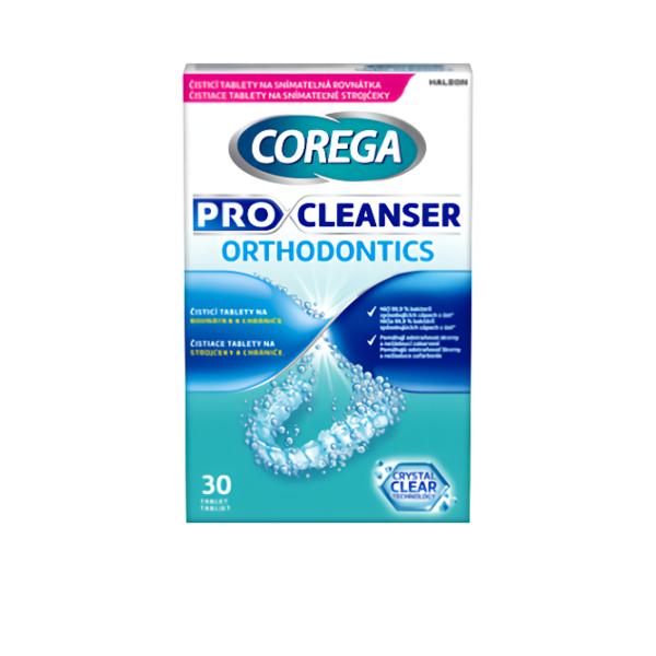 Corega Čisticí tablety Pro Cleanser Orthodontics Clean & Fresh