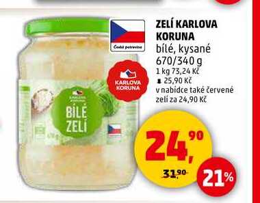 ZELÍ KARLOVA KORUNA, 670 g