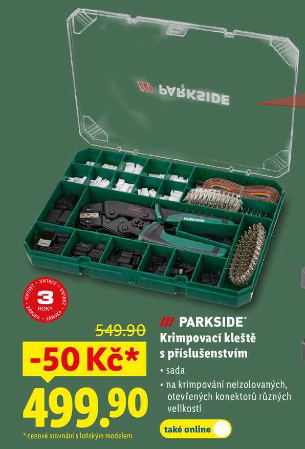 PARKSIDE Krimpovací kleště s příslušenstvím 