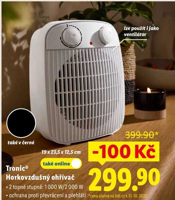 Tronic Horkovzdušný ohřívač 