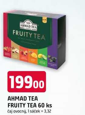AHMAD TEA FRUITY TEA 60 ks čaj ovocný