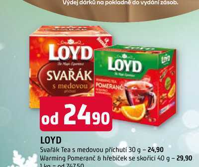 LOYD Svařák Tea s medovou příchutí 30 g 