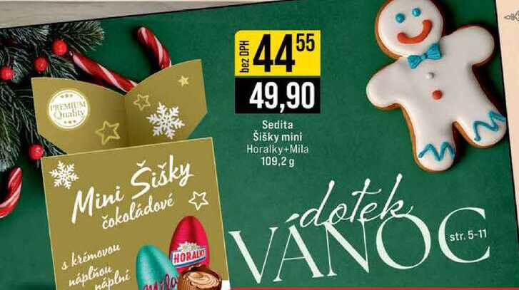 Sedita Šišky mini Horalky+Mila 109,2 g