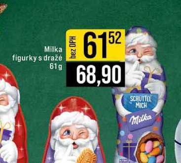 Milka figurky s dražé 61g 
