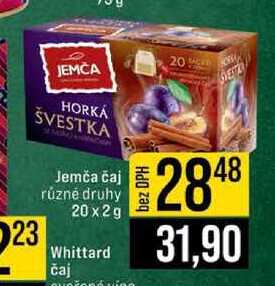 Jemča čaj různé druhy 20 x2g