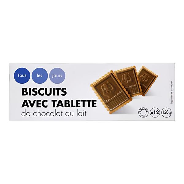 Monoprix Sušenky s mléčnou čokoládou