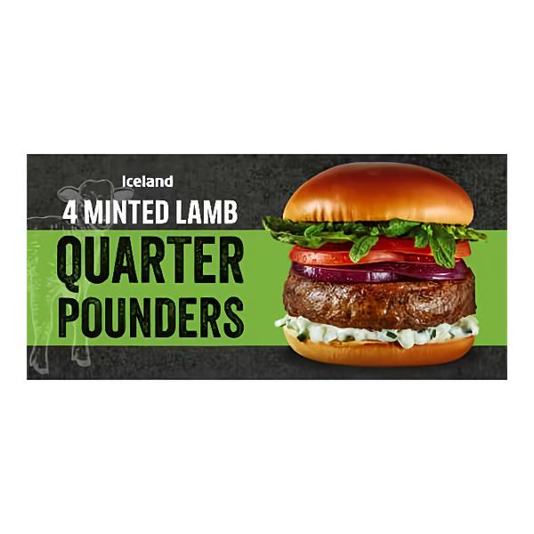 Iceland Hamburgery z jehněčího a skopového masa, 4ks, mražené