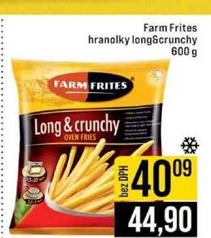 Farm Frites hranolky long&crunchy 600 g