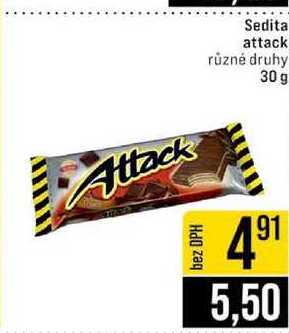 Sedital attack různé druhy 30 g