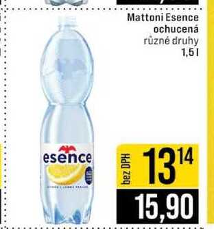 Mattoni Esence ochucená různé druhy 1,5l