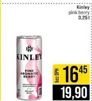 Kinley pink berry 0,25l