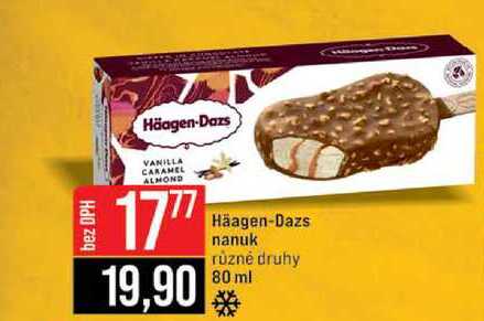 Häagen-Dazs nanuk různé druhy 80 ml 