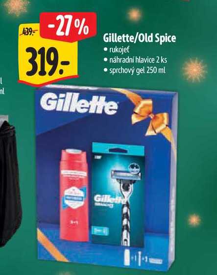 Gillette/Old Spice vánoční balíček