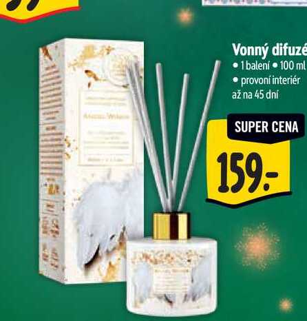 Vonný difuzé 1 balení 100 ml