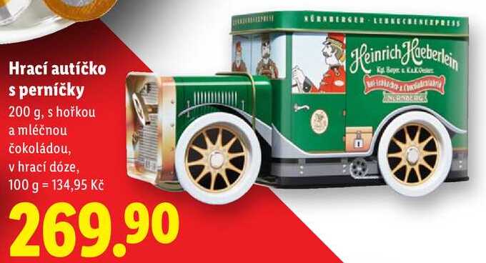 Hrací autíčko s perníčky, 200 g