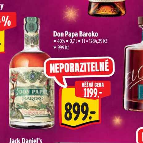 Don Papa Baroko 40% 0,71