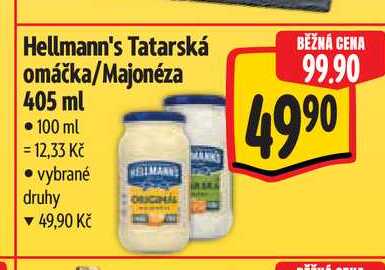 Hellmann's Tatarská omáčka/Majonéza 405 ml