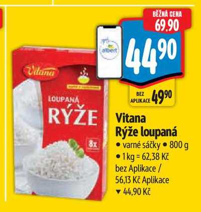  Vitana Rýže loupaná varné sáčky 800 g 