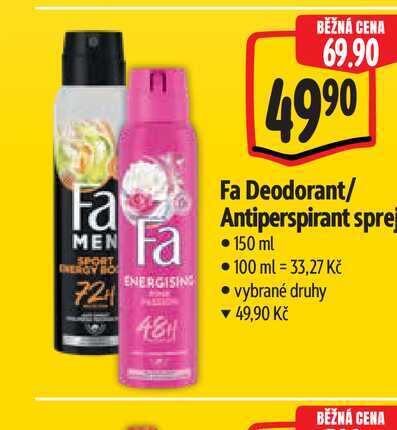 Fa Deodorant/ Antiperspirant sprej 150 ml