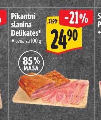 Pikantní slanina  Delikates 100 g