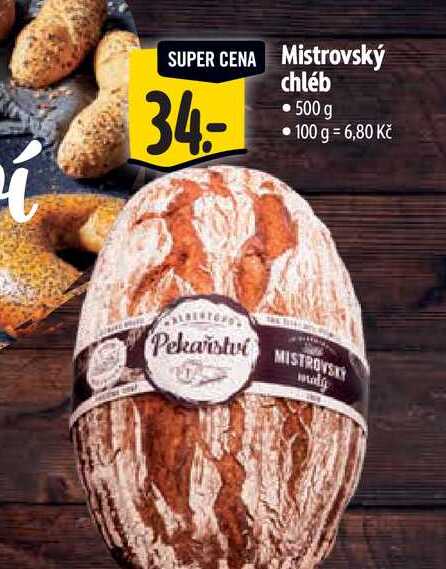  Mistrovský chléb 500 g 