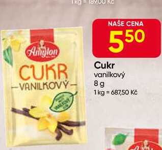 Amylon Cukr vanilkový 8g 