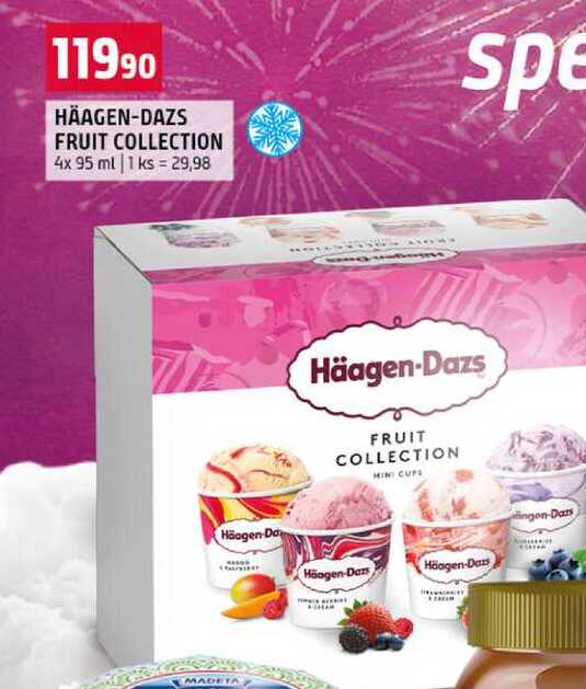 HÄAGEN-DAZS FRUIT COLLECTION 4x 95 ml