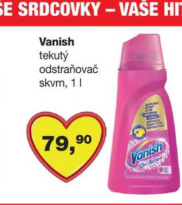 Vanish tekutý odstraňovač skvrn, 1l