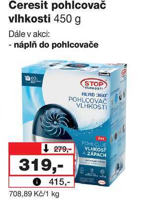 Ceresit pohlcovač vlhkosti 450 g