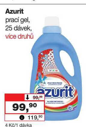 Azurit prací gel, 25 dávek