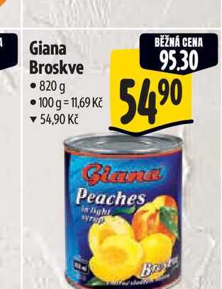 Giana Broskve .820 g