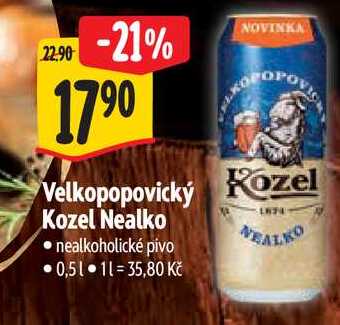  Velkopopovický Kozel Nealko 0,5 l