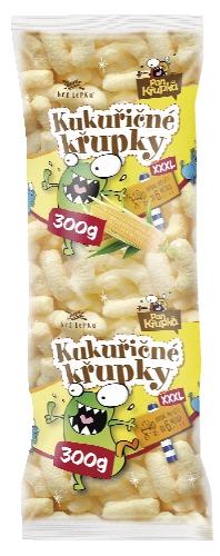 Pan Křupka Kukuřičné křupky XXXL bez přidané soli, 300 g