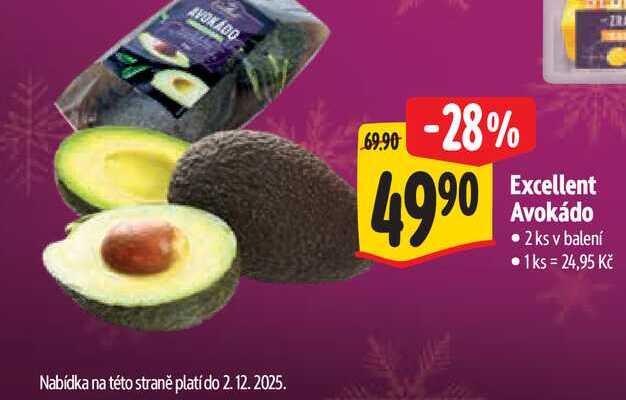  Excellent Avokádo  2 ks  