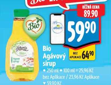 Bio Agávový sirup, 250 ml