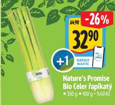 Nature's Promise Bio Celer řapíkatý, 350 g