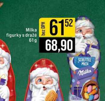 Milka figurky s dražé 61g