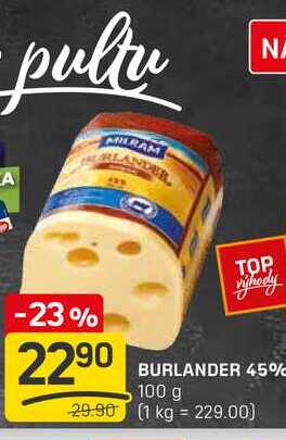 BURLANDER 45% 100 g 