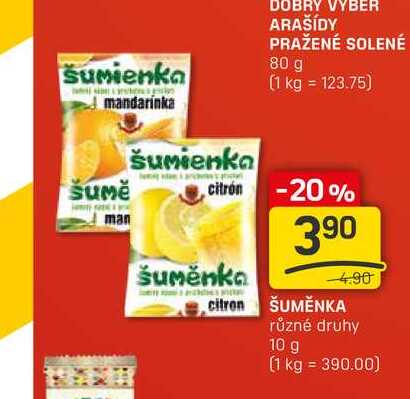 ŠUMĚNKA různé druhy 10 g 