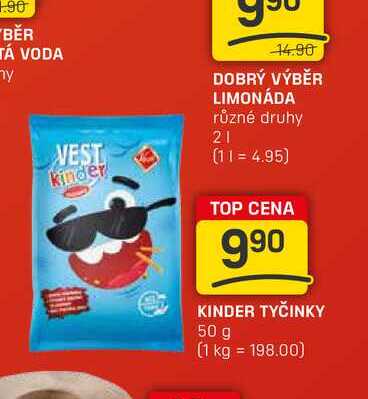 KINDER TYČINKY 50 g 