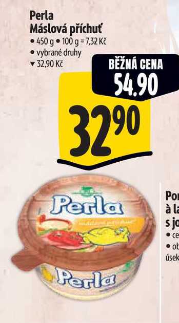 Perla Máslová příchuť, 450 g
