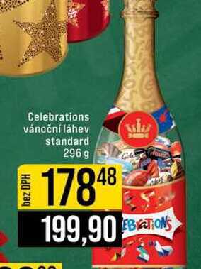 Celebrations vánoční láhev standard 296 g 