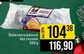Štola marcipánová bez rozinek 500 g