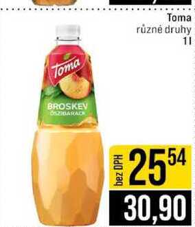 Toma různé druhy 1l