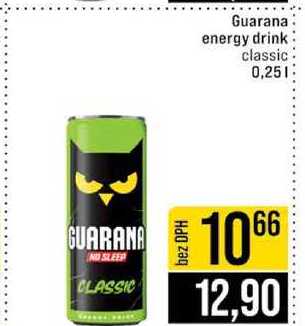 Guarana energy drink classic 0,25l