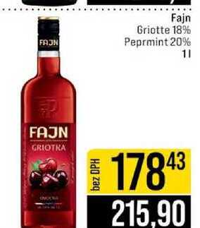 Fajn Griotte 18% Peprmint 20% 1l