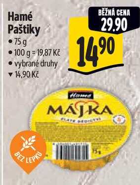 Hamé Paštiky, 75 g